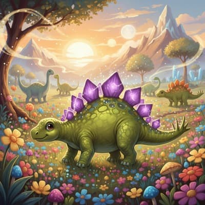 Fantasy style transformation of a child's drawing